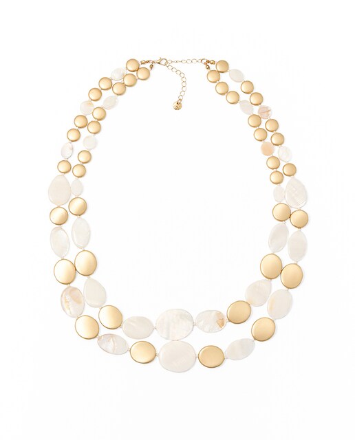 Imagem 0 de Colar Multifilas com Madrepérolas