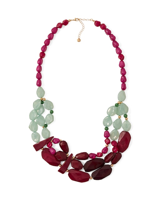 Imagen 0 de Collar piedras biseladas