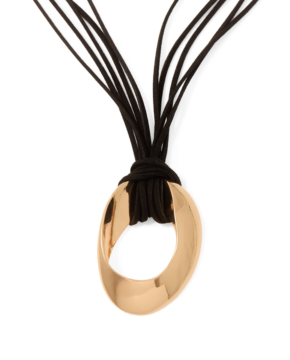 Conjunto de Argola com Cordas Preto-2