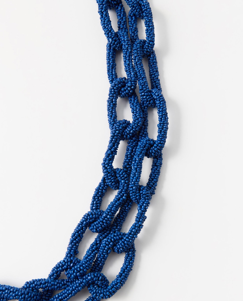 Conjunto de Colares de Correntes Azul-2
