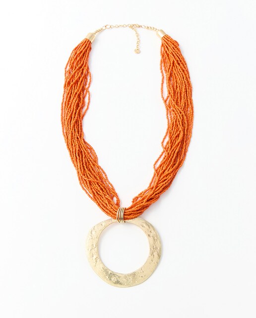 Imagen 0 de Collar multifilas étnico