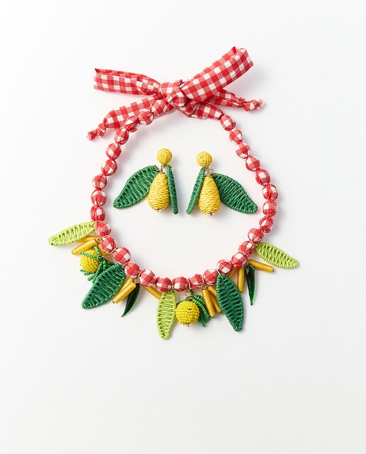 Imagen 0 de Conjunto vichy frutas