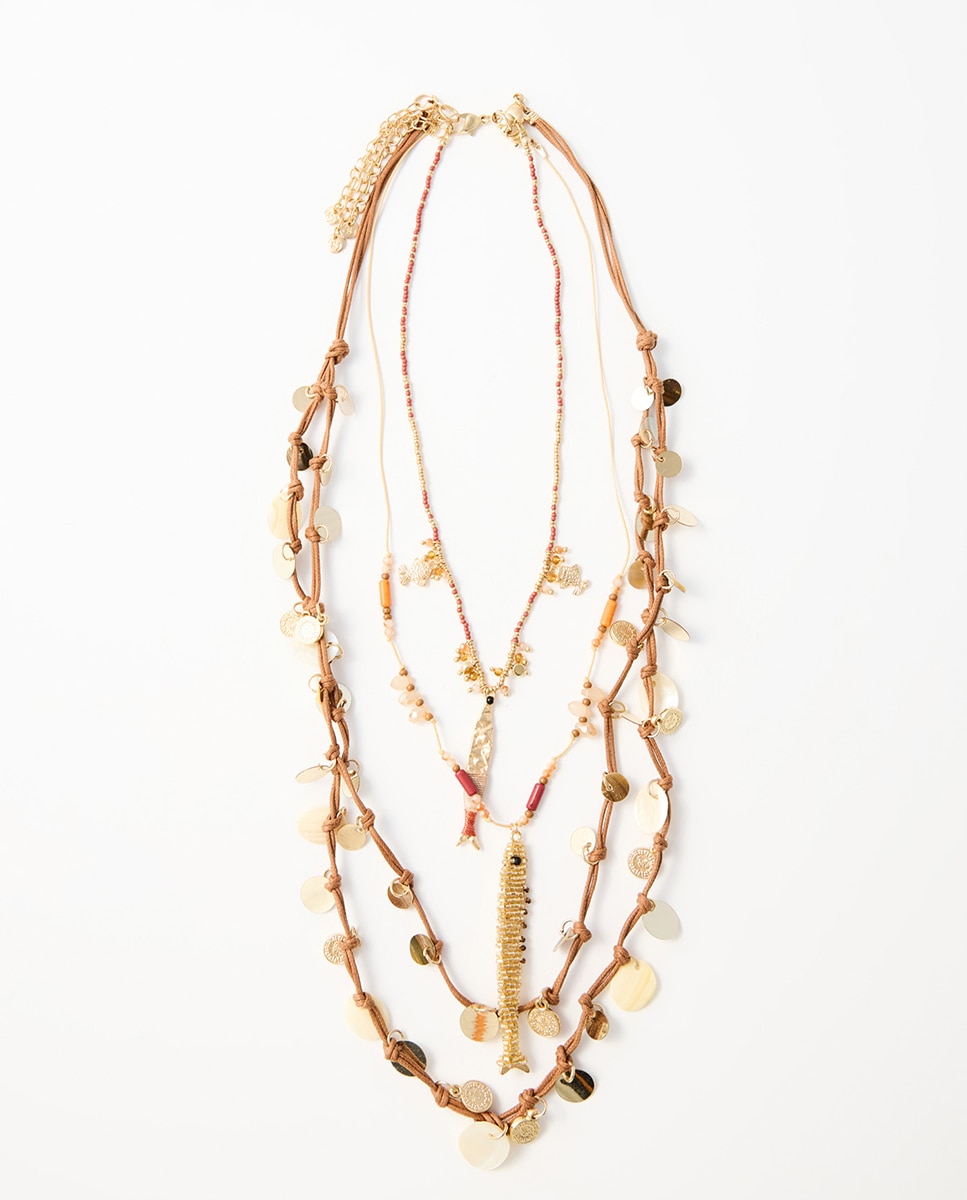 Imagem 0 de Colar Étnico com Dobras