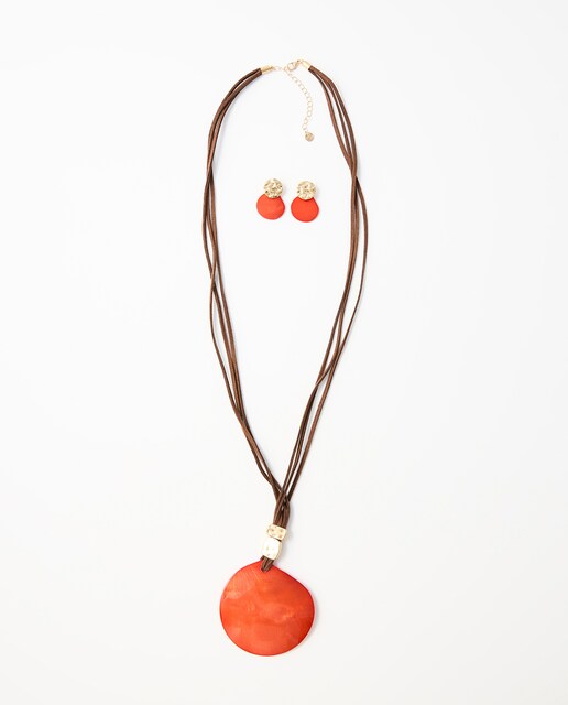 Imagen 0 de Conjunto pendientes madreperla
