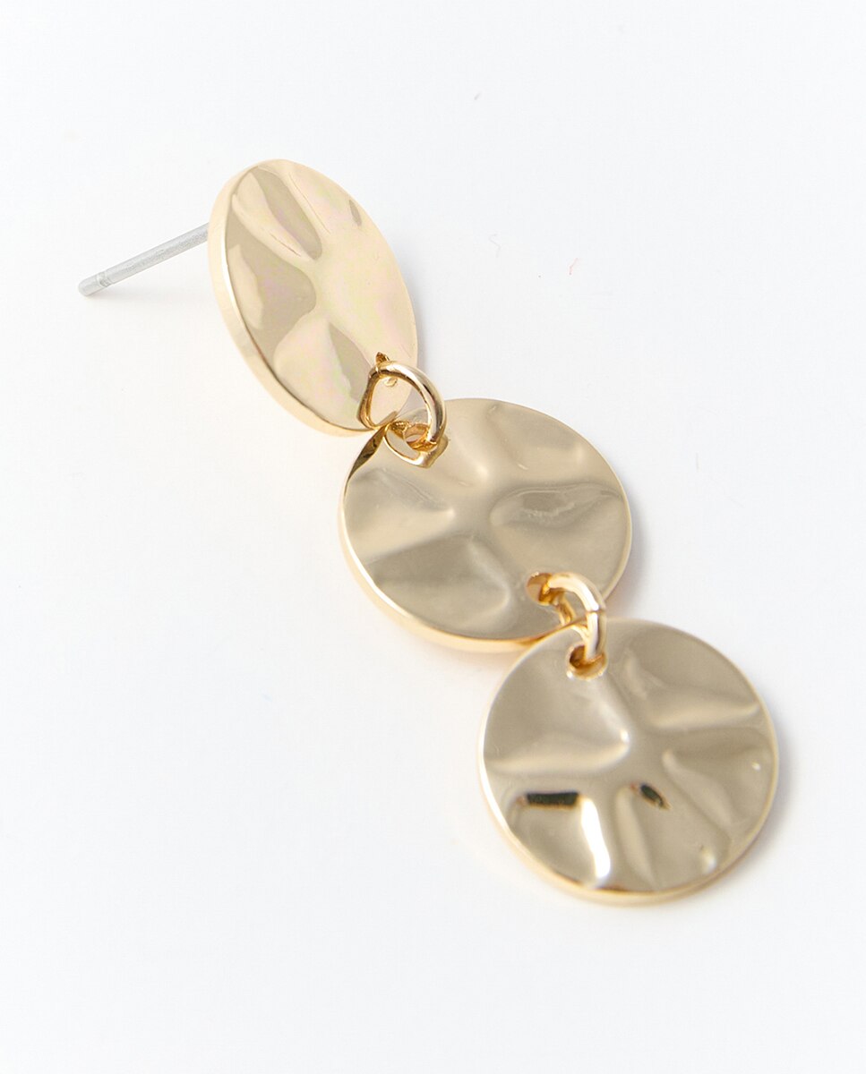 Conjunto de Argolas com Pérolas Branco-3