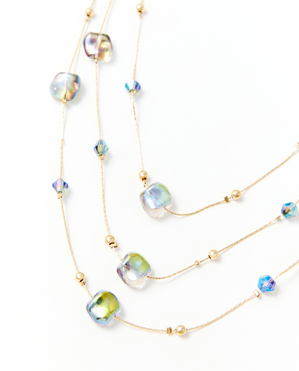 Conjunto com Brilhos Multi-Filas Multicolor-2
