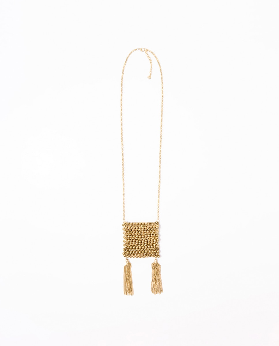Colar com Mala Metálica 390 Ouro-2