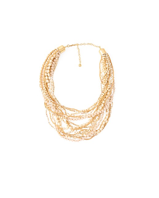 Imagen 0 de Choker multifilas perlas