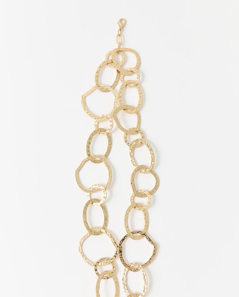 Conjunto de Argolas com Textura Ouro-2