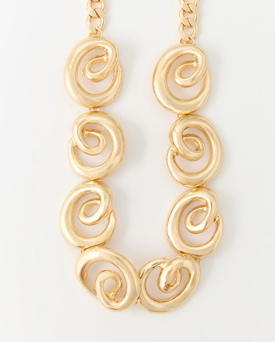 Conjunto de Espirais de Metal Ouro-2