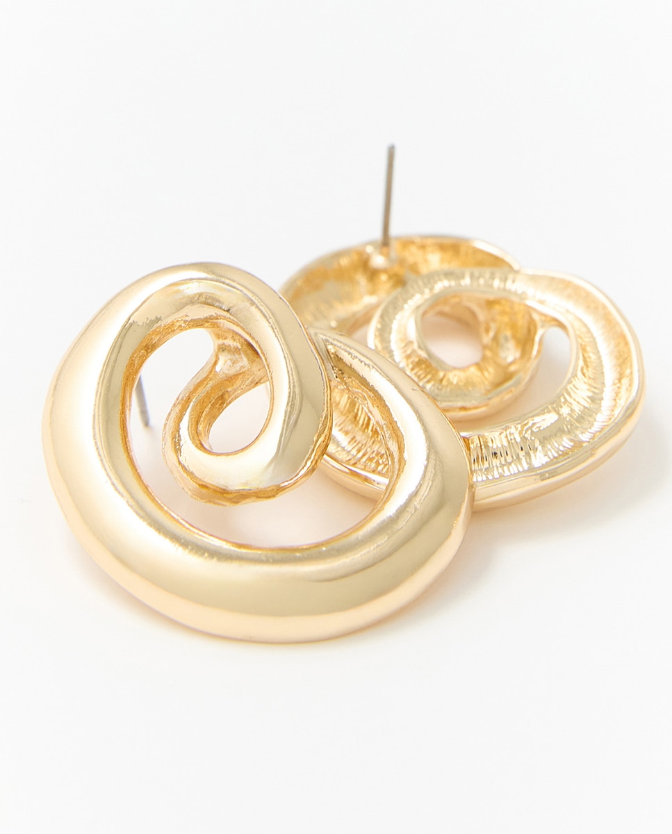 Conjunto de Espirais de Metal Ouro-3
