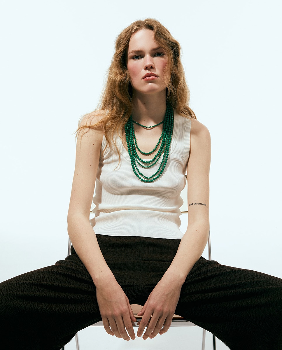 Imagem 0 de Gargantilha Multi-Filas em Cascata