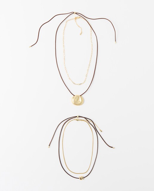 Imagen 0 de Set chokers bañados