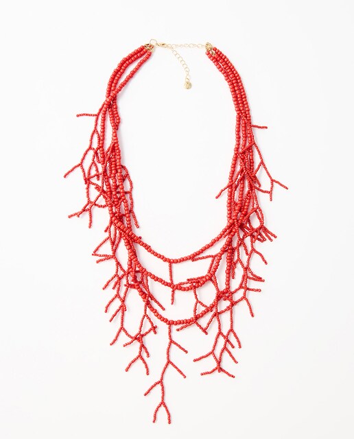 Imagen 0 de Choker coral multifilas