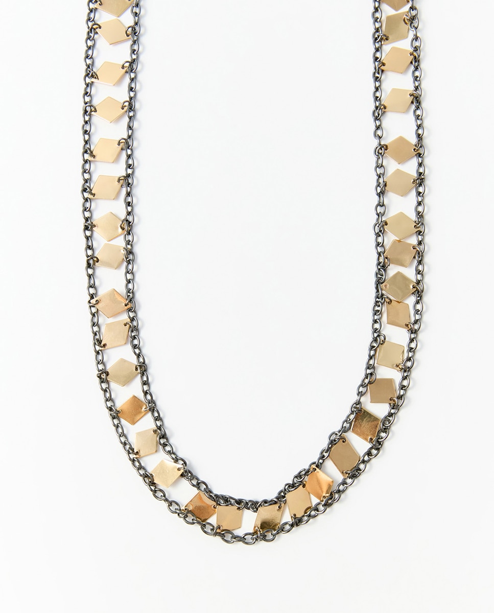 Imagen 0 de Choker corbatero chapitas