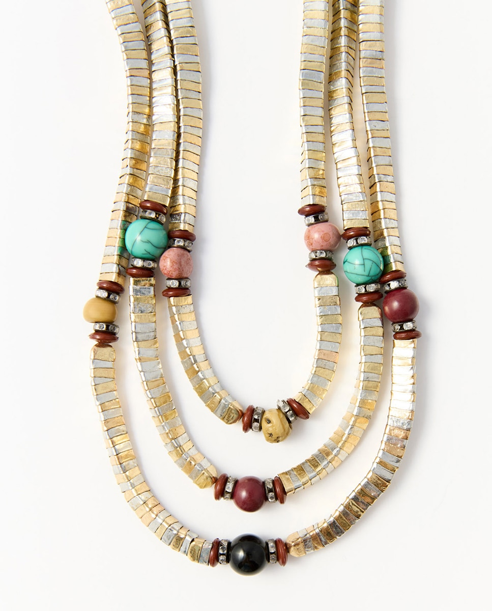 Gargantilha Articulada Boho Multicolor-2
