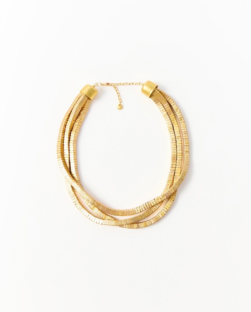 Imagen 0 de Choker multifilas eslabones 390 Oro