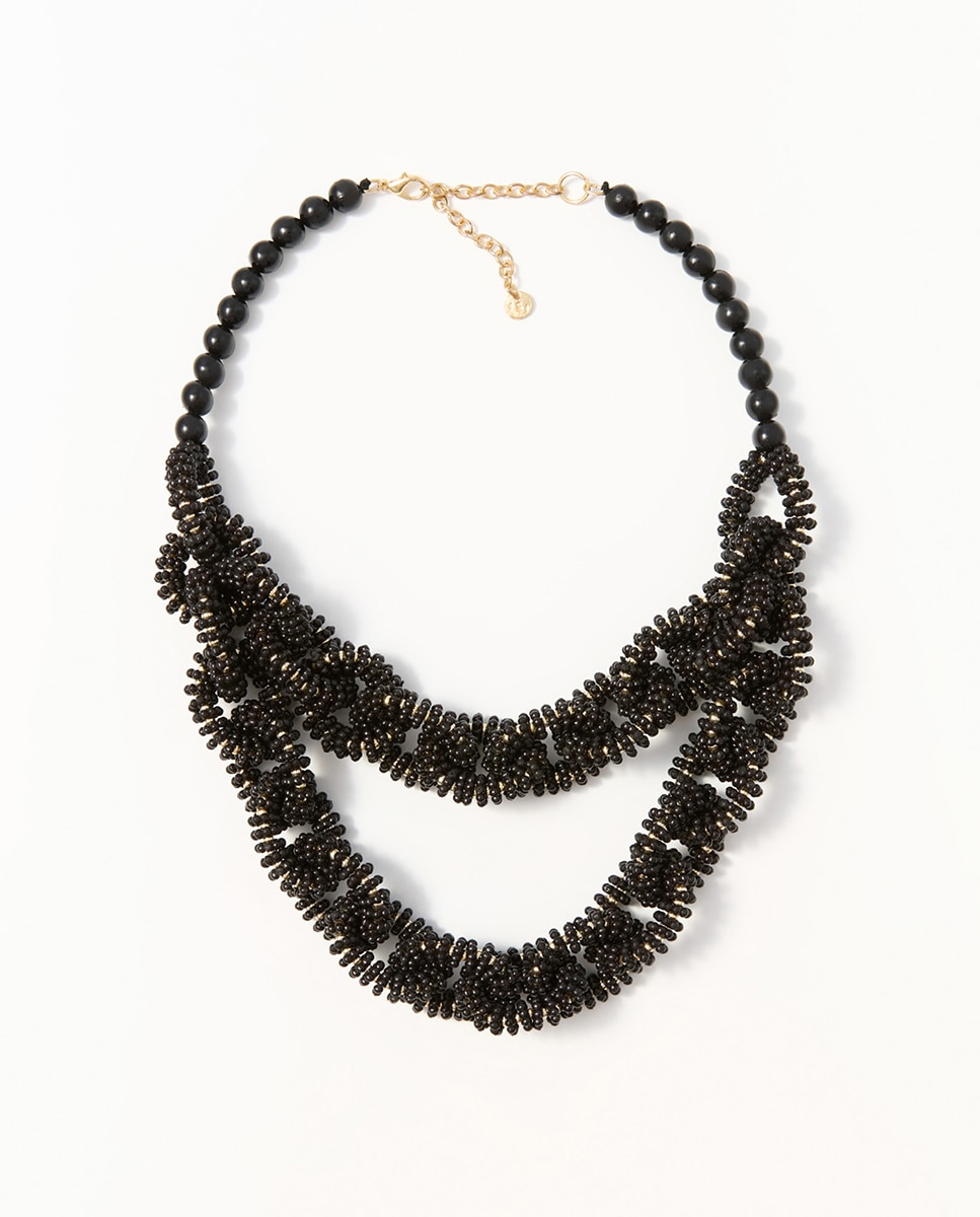Imagen 0 de Choker doble cadeneta Negro
