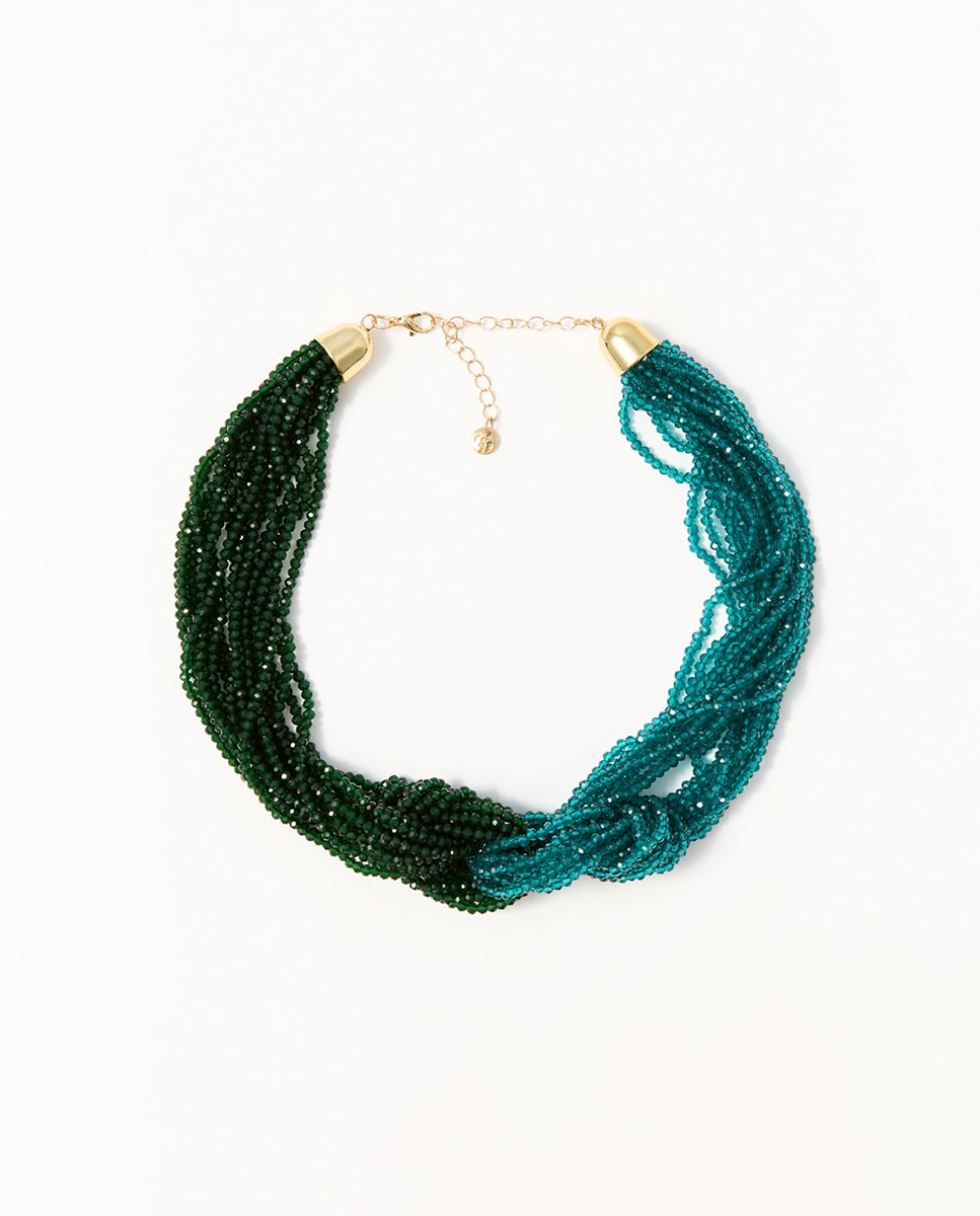 Imagen 0 de Choker nudo brillos Verde Pato