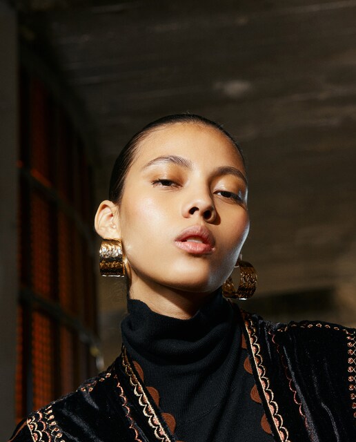 Imagen 0 de Aros gruesos martillados