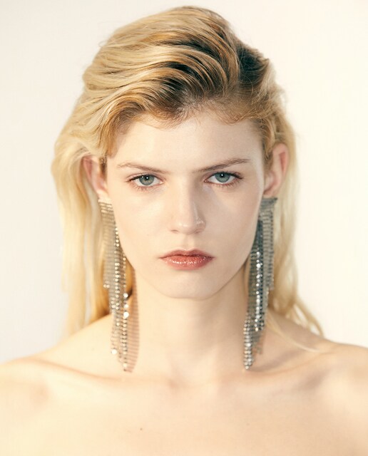 Imagen 0 de Pendientes malla strass