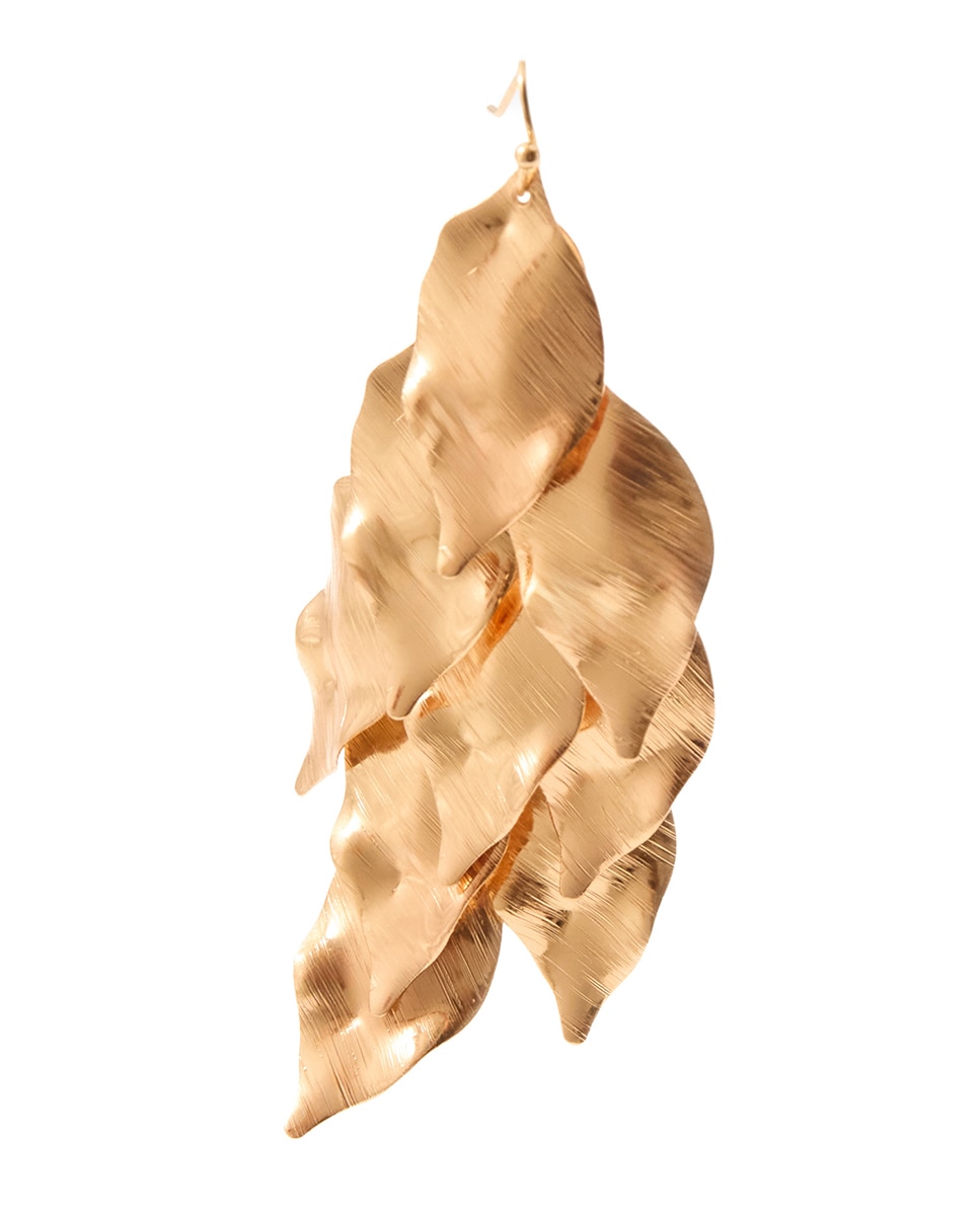 Brincos com Folhas Ouro-2
