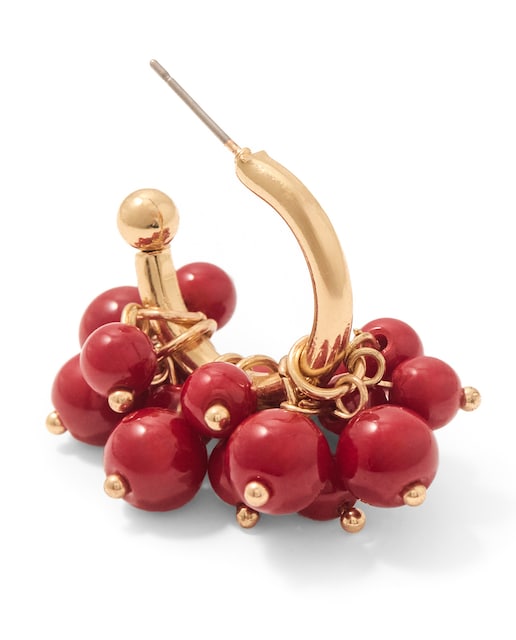 Aros racimo bolitas