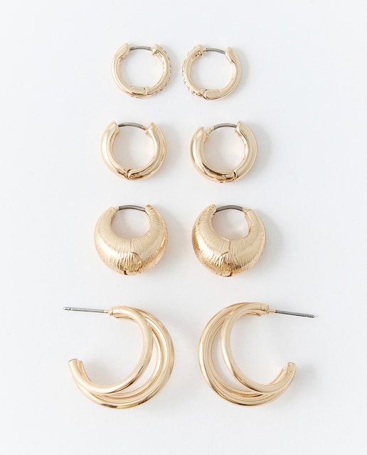 Imagen 0 de Set 4 aritos metal