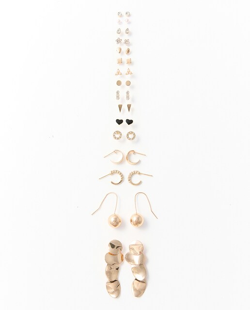 Imagen 0 de Set 16 pendientes lágrima