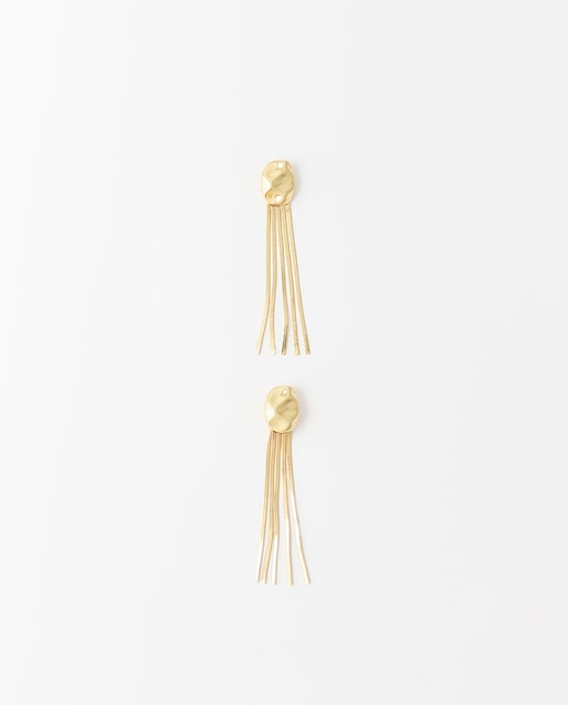 Imagen 0 de Pendientes flecos chapa