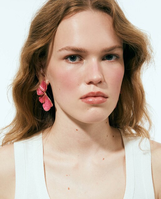 Imagen 0 de Pendientes abanico esmaltado