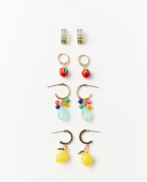 Imagen 0 de Set aritos frutas