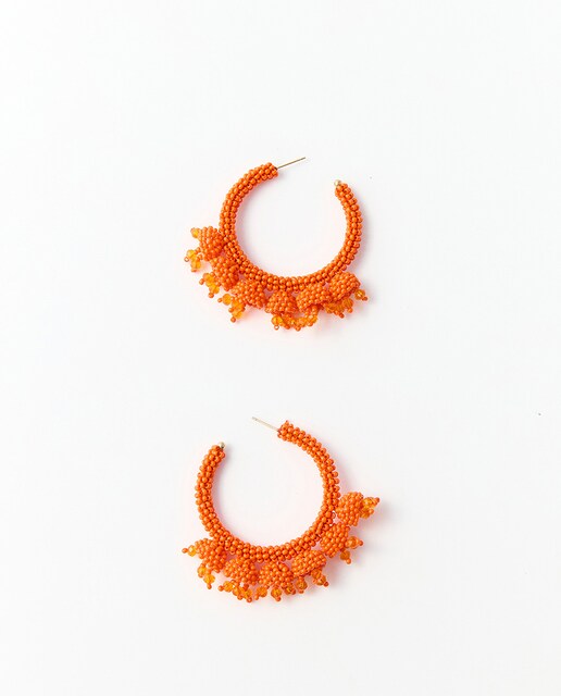 Imagen 0 de Aros tropicales cuentas