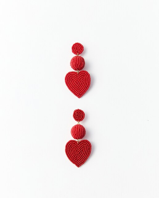 Imagen 0 de Pendientes triples corazón