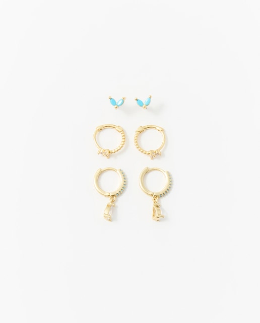 Imagen 0 de Set pendientes turquesa