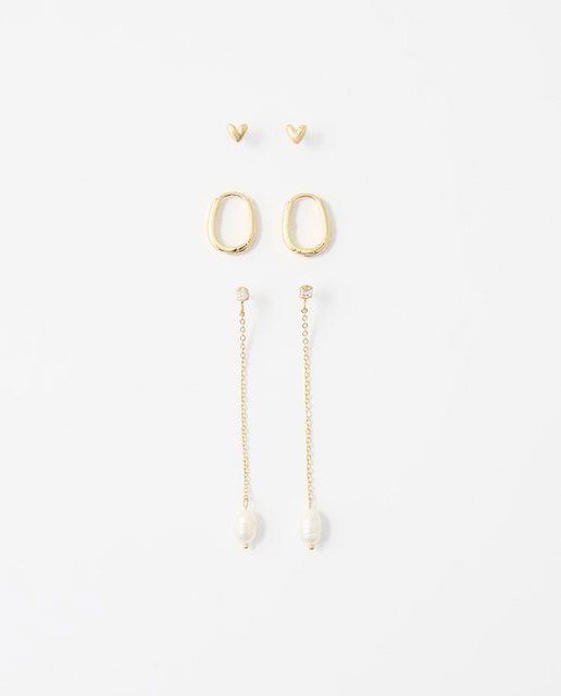 Imagen 0 de Set pendientes perlas