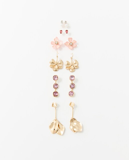 Imagen 0 de Set pendientes flores