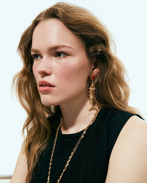 Imagen 0 de Pendientes pez articulado