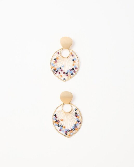 Imagen 0 de Pendientes hilo brillos