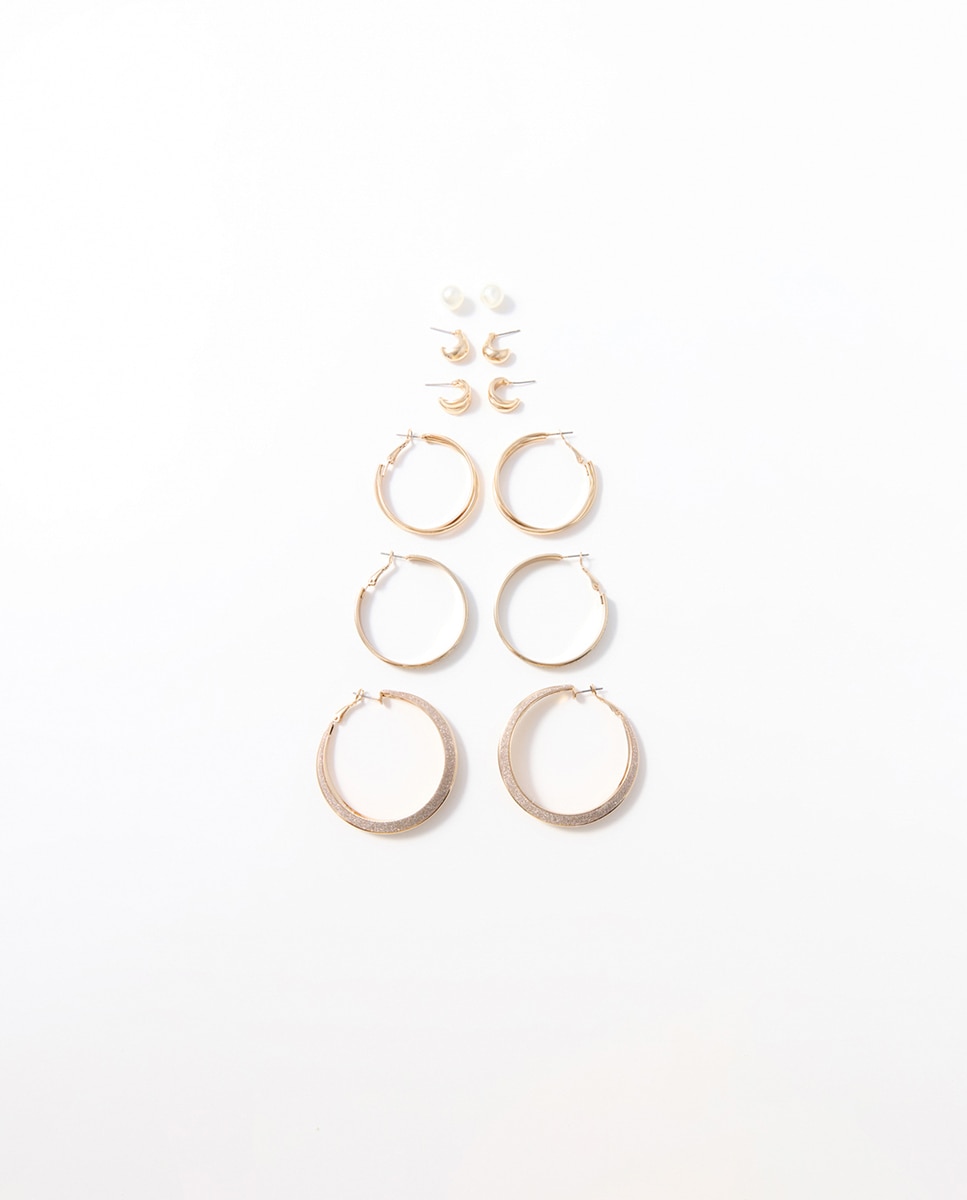 Imagem 0 de Conjunto de 6 Brincos de Argola