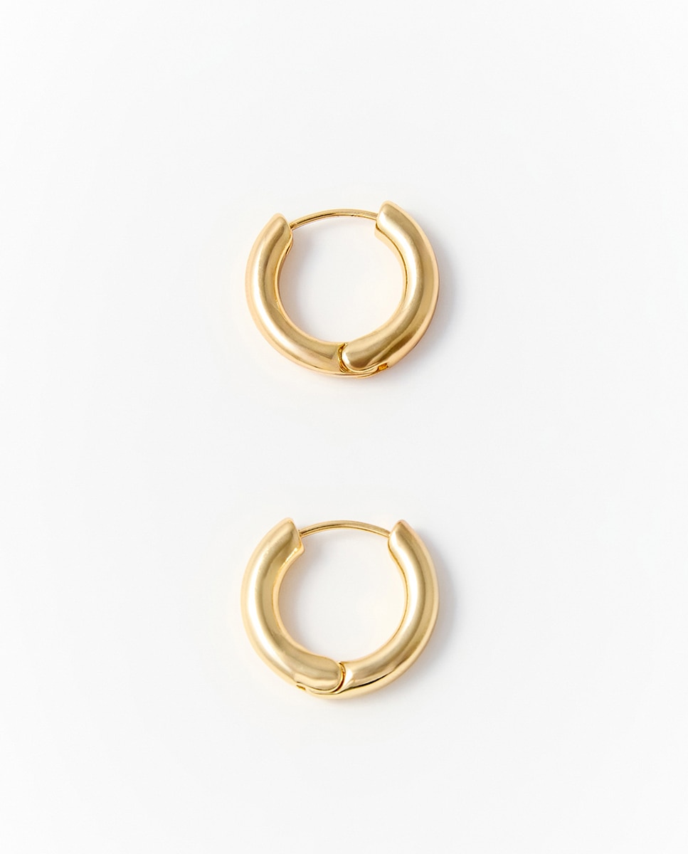 Imagen 0 de Aros bañados oro