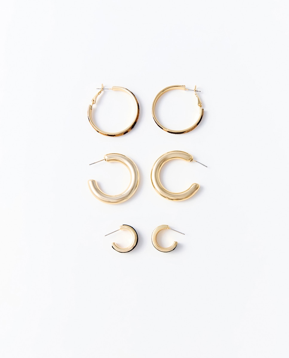 Imagen 0 de Set 3 aros leopardo