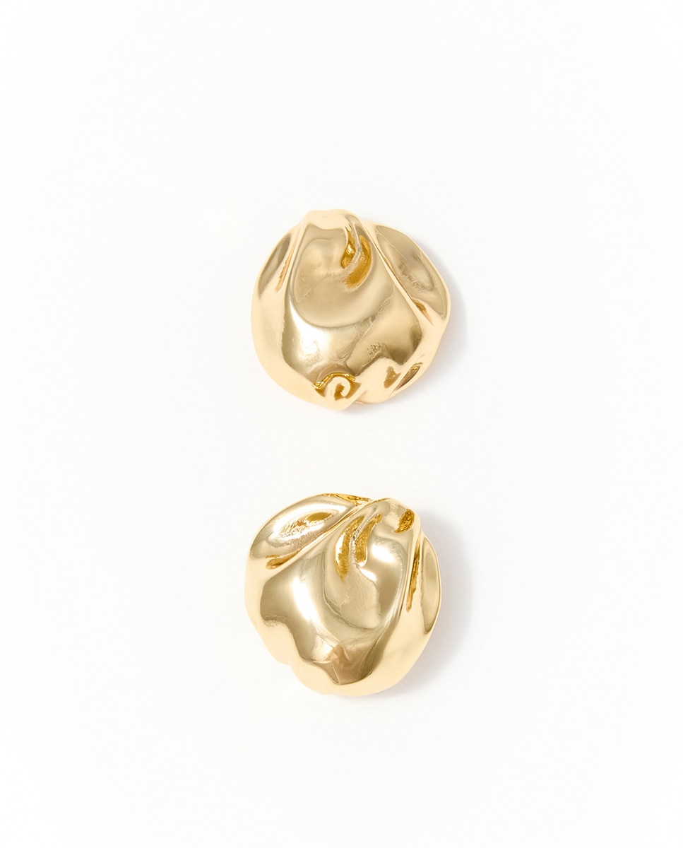 Imagen 0 de Pendientes metal escultóricos 390 Oro