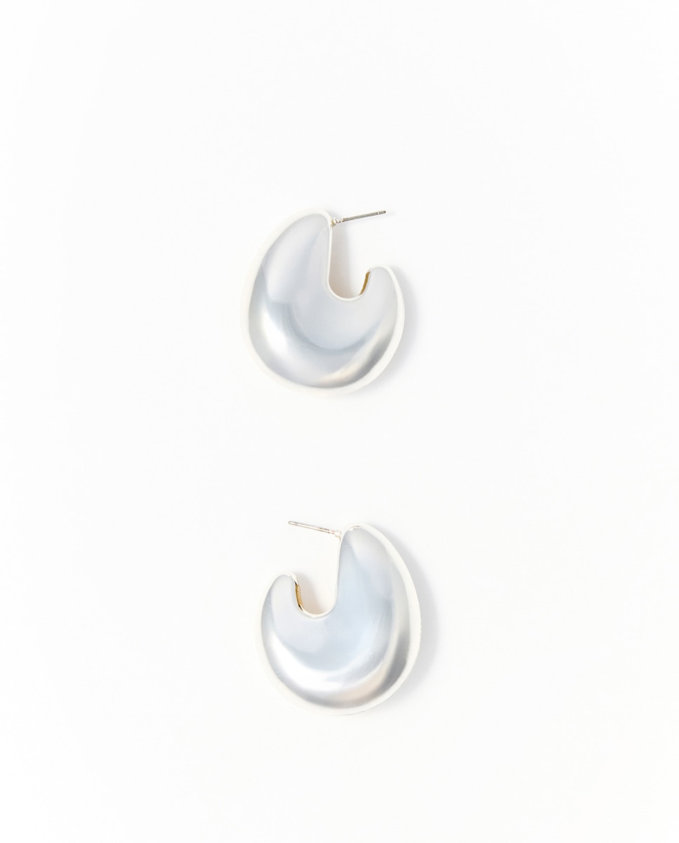 Imagen 0 de Aros metal pulido Plata
