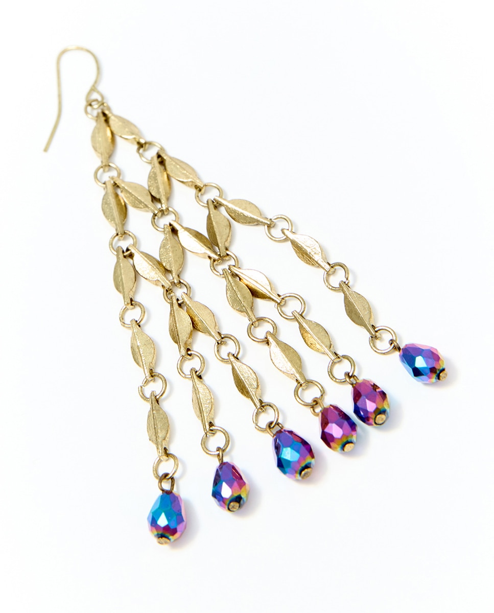Pendientes triángulo articulad - Sfera - 390 Oro 390 Oro-2