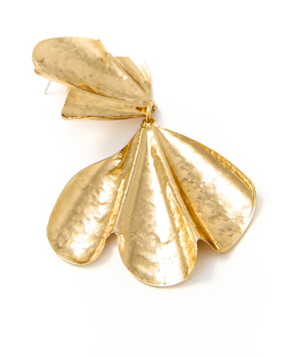 Pendientes doble hoja - Sfera - 390 Oro 390 Oro-2