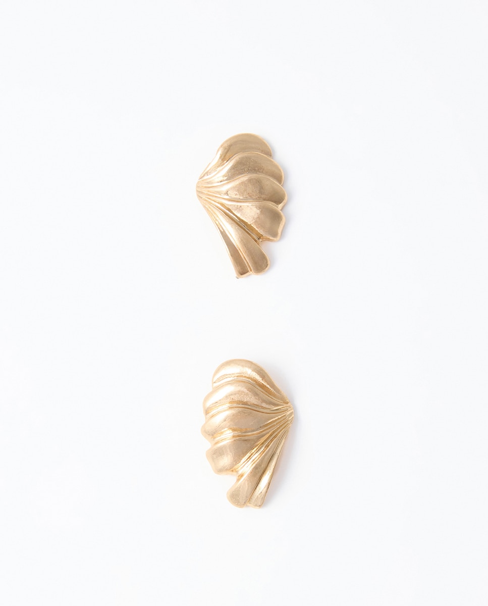 Imagen 0 de Pendientes abanicos metal 390 Oro