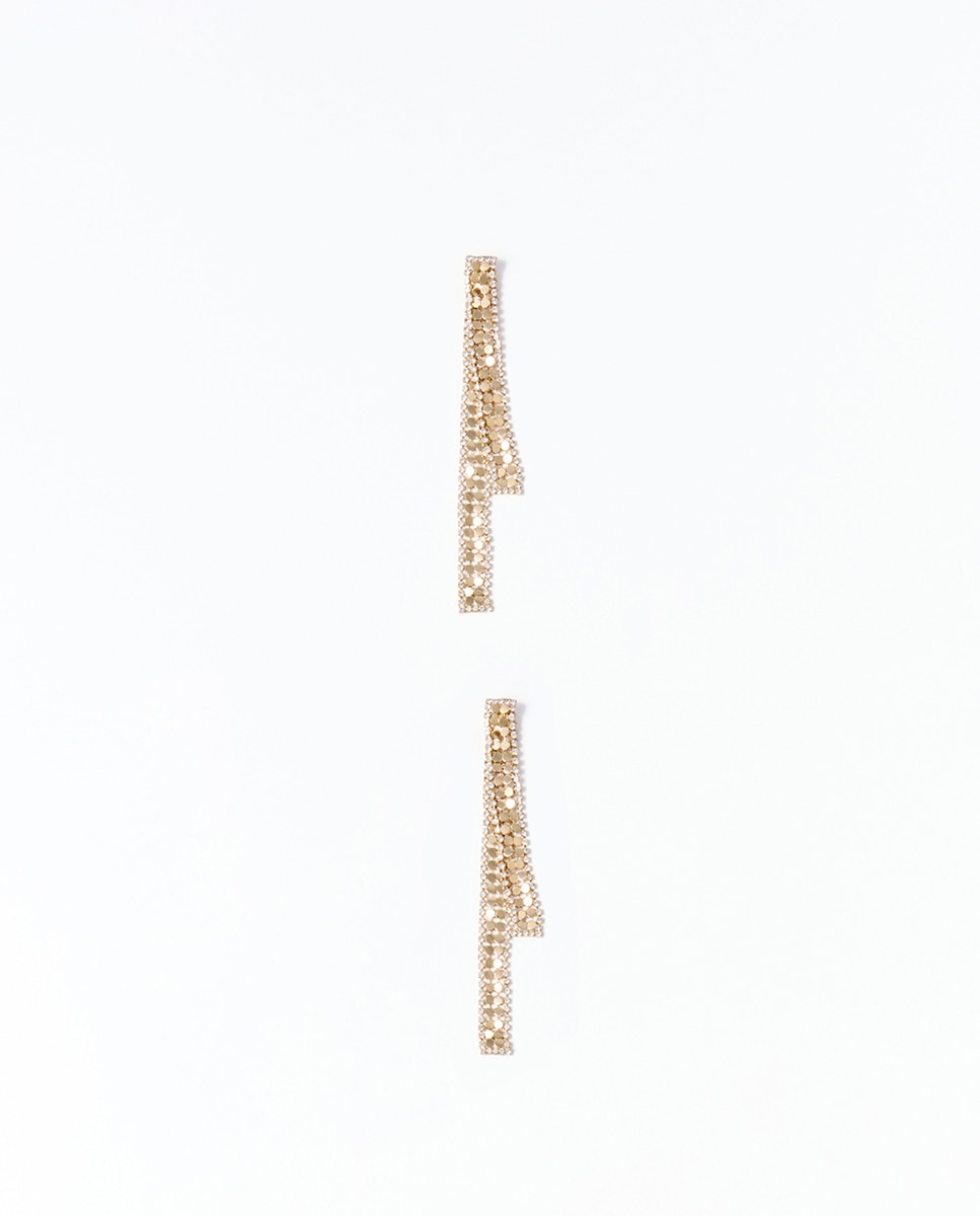 Imagen 0 de Pendientes malla doble 390 Oro