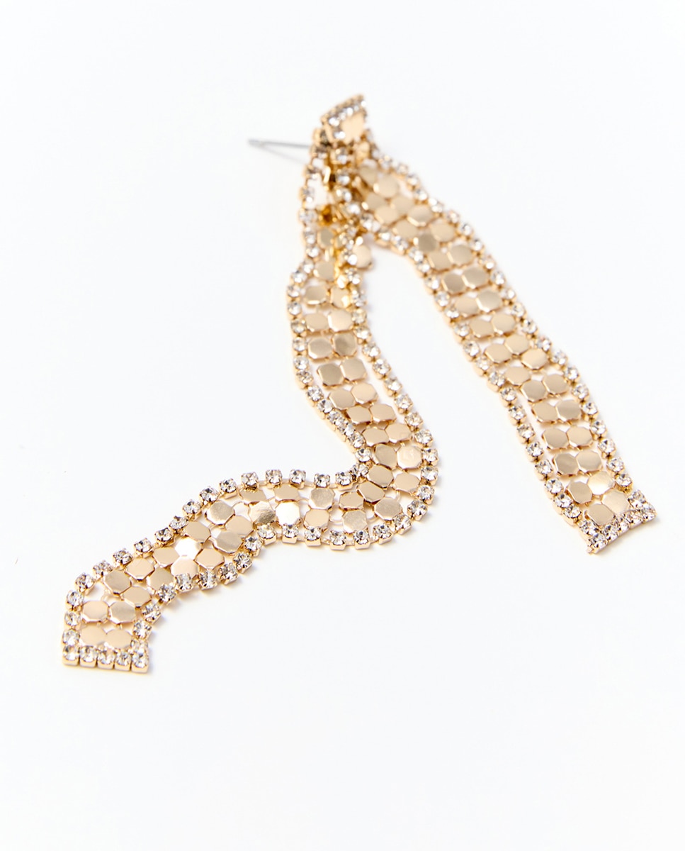 Pendientes malla doble - Sfera - 390 Oro 390 Oro-2