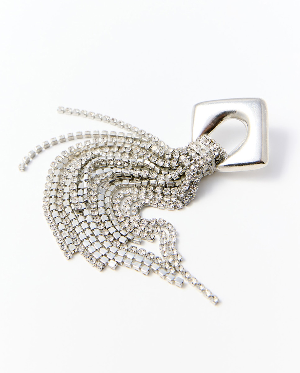 Pendientes metal brillos - Sfera - Plata Plata-2